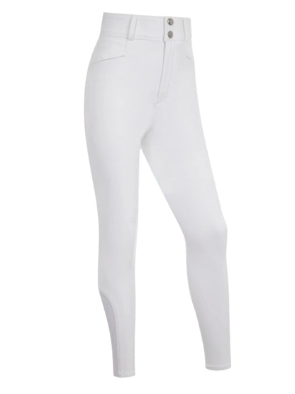 LeMieux Young Rider Freya Pro White Breeches: Equestrian Apparel