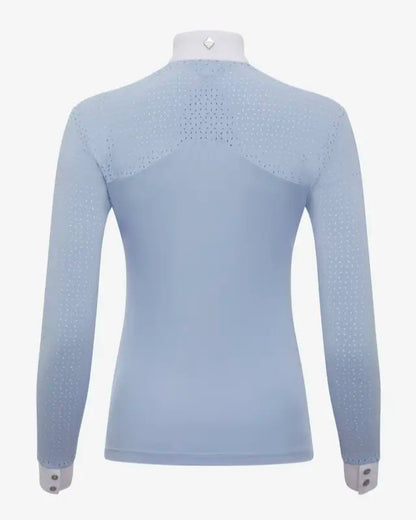 LeMieux Olivia Mist Long Sleeve Show Shirt Back | Equestrian Performance Apparel