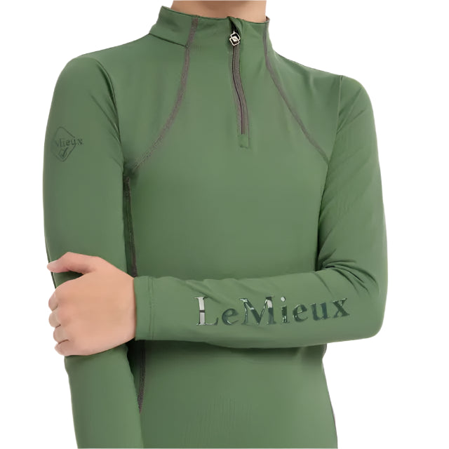 LeMieux Young Rider Base Layer Hunter Green