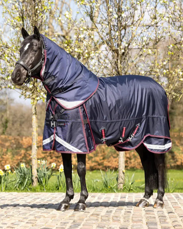 LeMieux Kudos Thermo Layer Turnout Horse Rug 100G Navy | Waterproof Horse Blanket