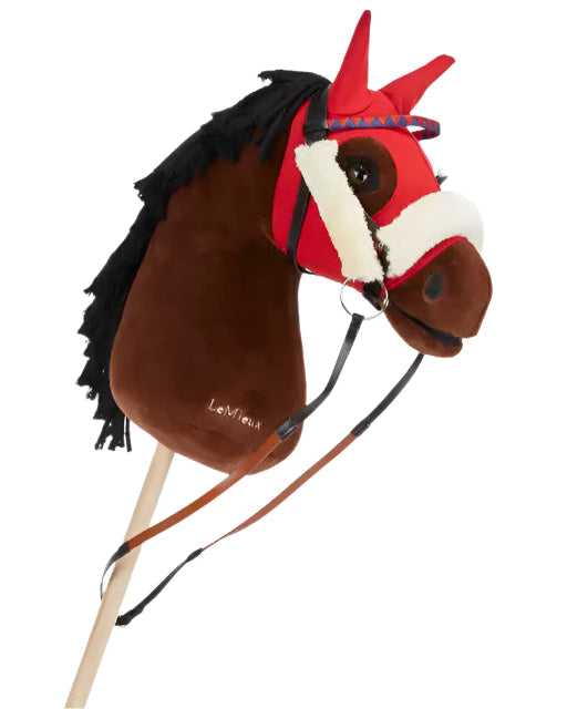 LeMieux Hobby Horse Stretch Hood Chilli