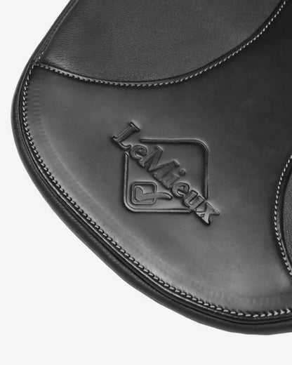 LeMieux Arika Contoured Long Stud Girth - Black Leather Horse Riding Equestrian Equipment