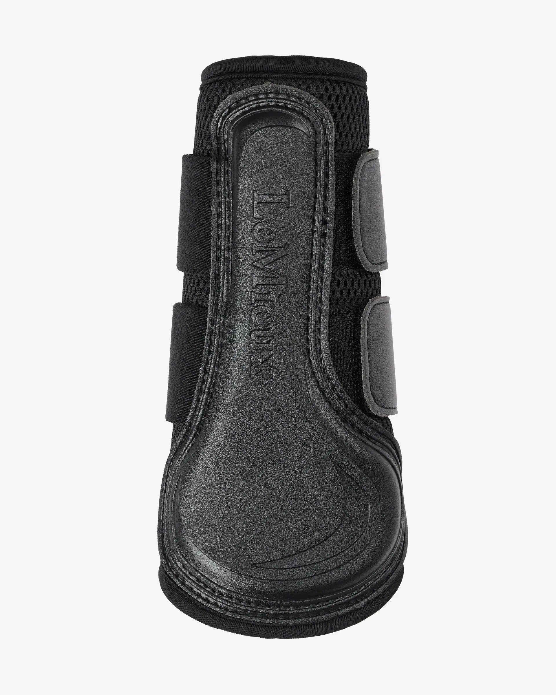 LeMieux Mesh Brushing Boot Black: Premium Horse Leg Protection for Schooling & Competition. Equine Equipment for brushing knocks and scrapes