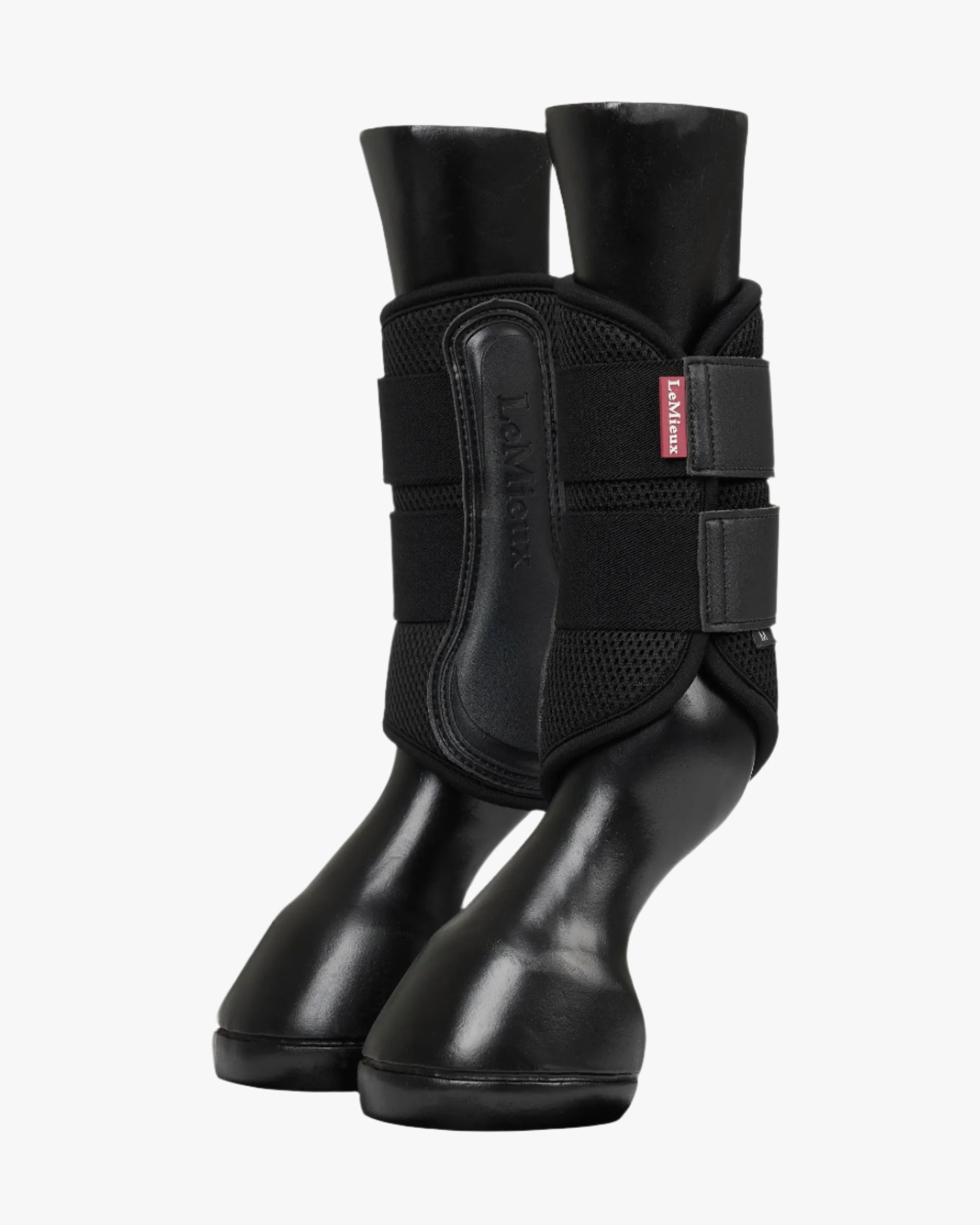LeMieux Mesh Brushing Boots Black - Horse Leg Protection Equestrian