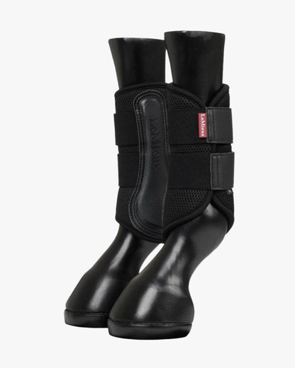 LeMieux Mesh Brushing Boots Black - Horse Leg Protection Equestrian