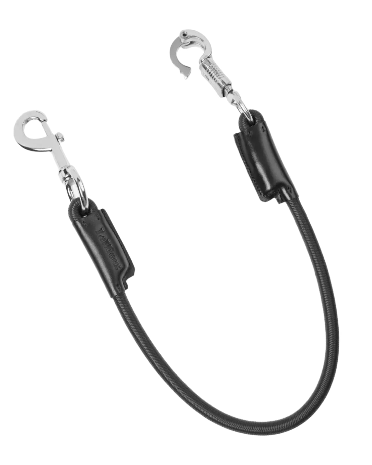 LeMieux Bungee Tie Up - Black Horse Equipment with Strong Clips & Leather Details