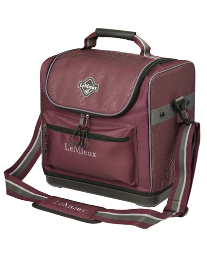 LeMieux Elite Pro Burgundy Grooming Bag - Equestrian Horse Grooming Organizer
