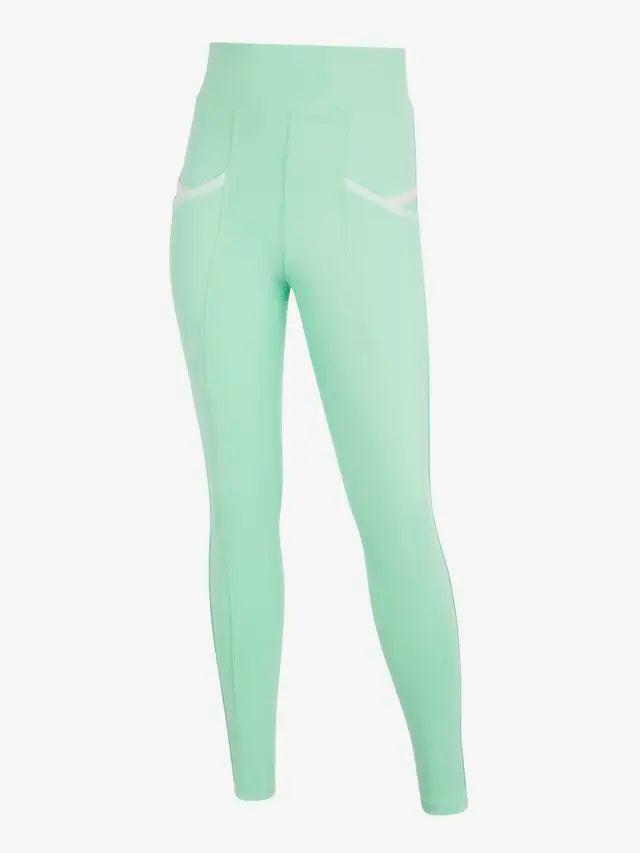 Lemieux Harlow Mint Green Riding Breeches - Pull-On Equestrian Apparel with Silicone Grip