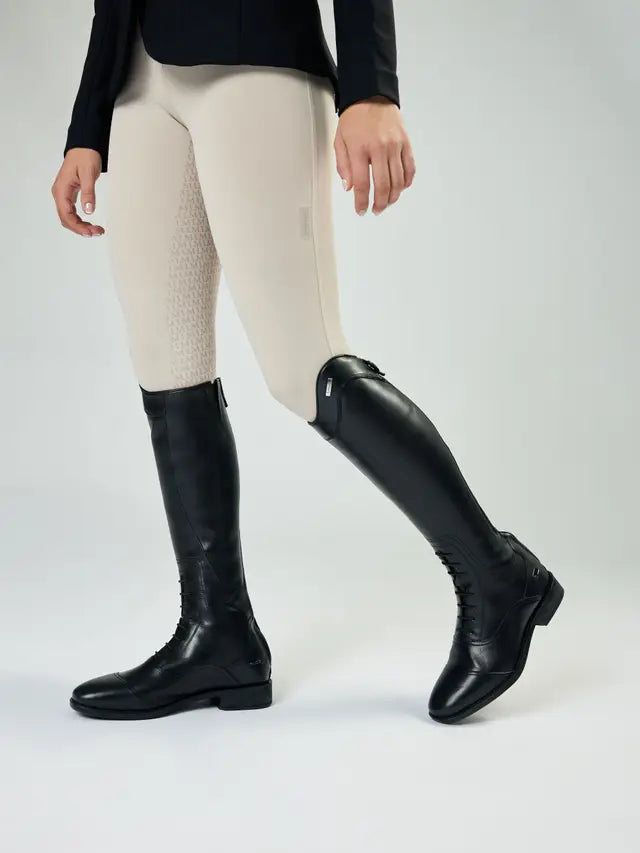 Lemieux Junior Black Riding Boots - Equestrian Footwear for Young Riders