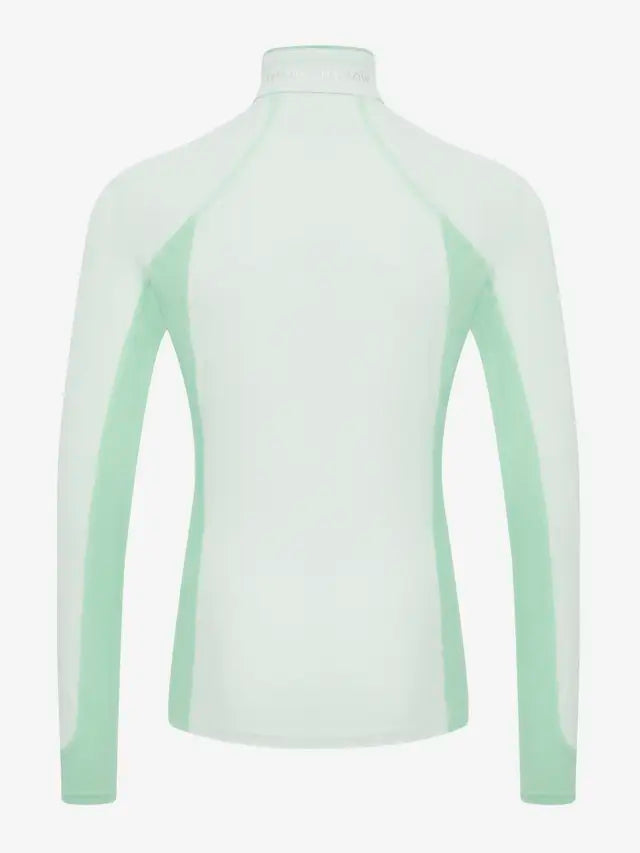 LeMieux Harlow Base Layer - Softmint Long Sleeve Riding Top. Moisture Wicking, UV Protection, Equestrian Apparel