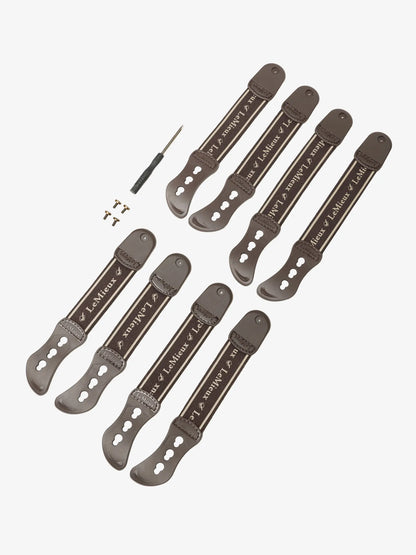 LEMIEUX Exo-Flex Ankle Boot Spare Straps - Brown - Horse Riding Equipment Replacement Parts