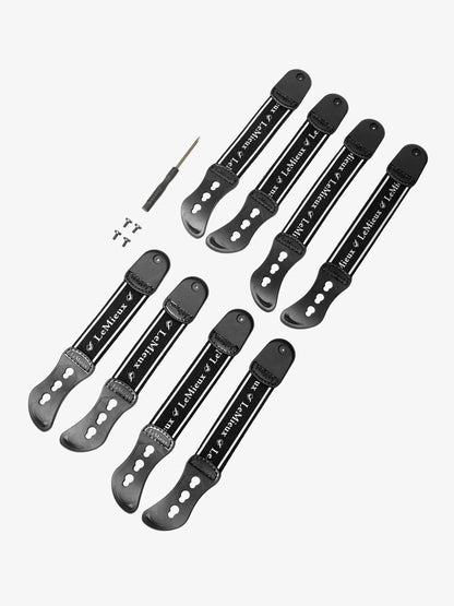Lemieux Exo-Flex Ankle Strap Set Black: Spare Straps, Screws, and Screwdriver for Horse Riding Boots