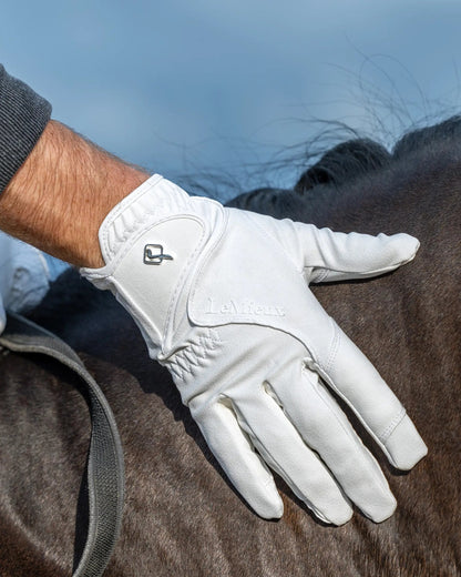 LeMieux Close Contact Glove White