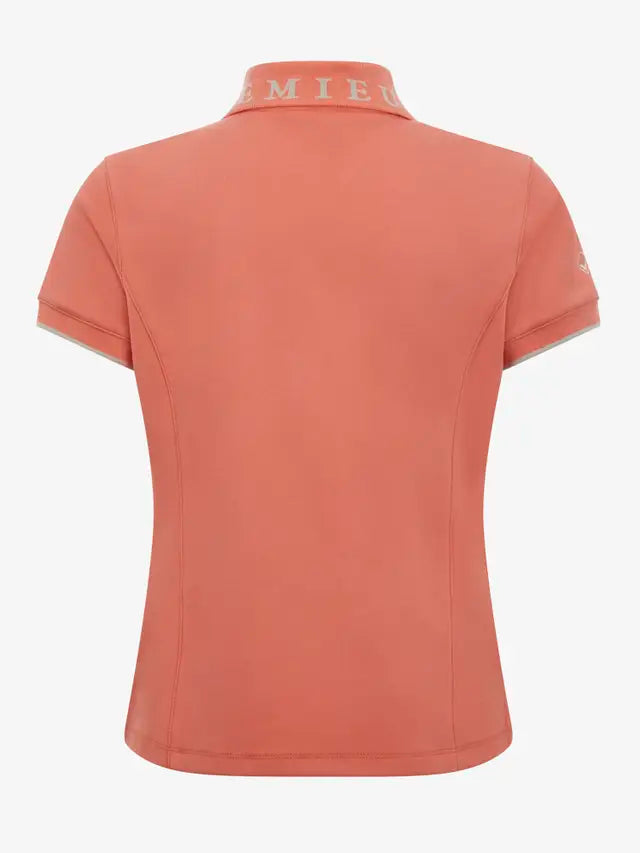 LeMieux Young Rider Apricot Polo Shirt - Equestrian Apparel for Kids, Horse Riding Clothing
