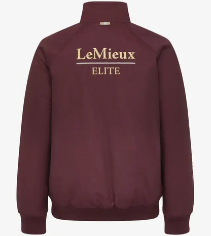 Lemieux Young Rider Elite Team Jacket Burgundy Waterproof Wind Resistant