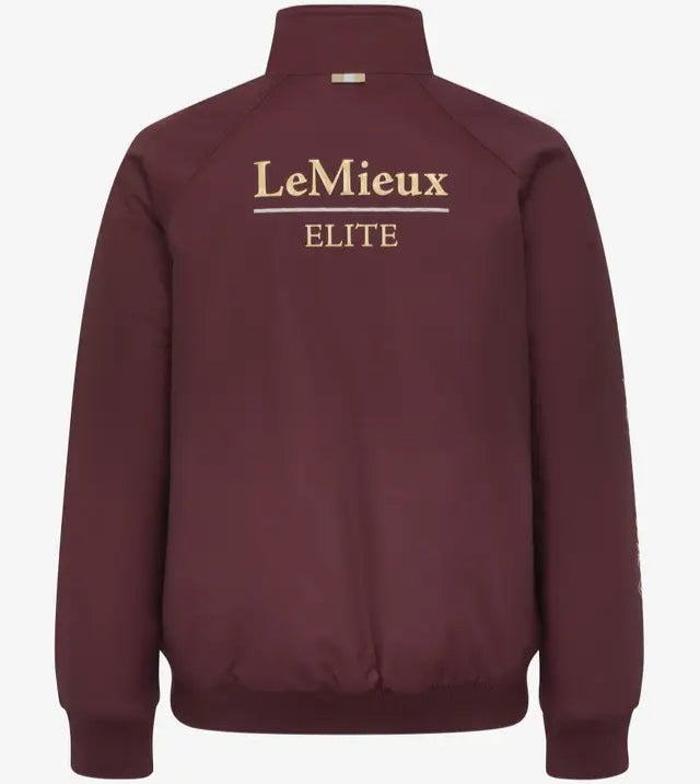 Lemieux Young Rider Elite Team Jacket Burgundy Waterproof Wind Resistant