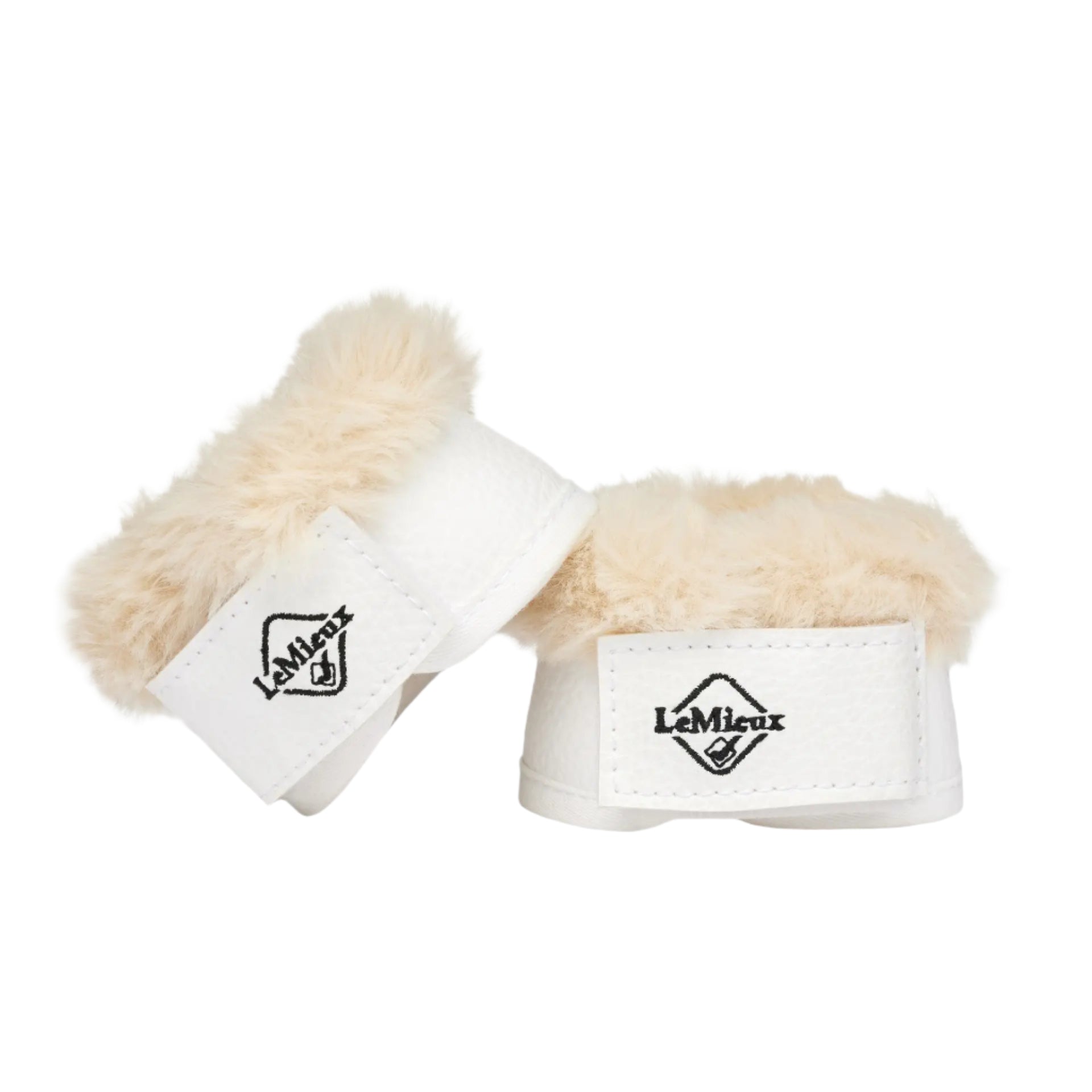 LEMIEUX Toy Pony Dressage Over Reach Boots - White | Equine Toy Accessories