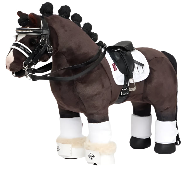 LeMieux Toy Pony Dressage Square White | Miniature Equestrian Gear | Equiflair Toy Horse Accessories