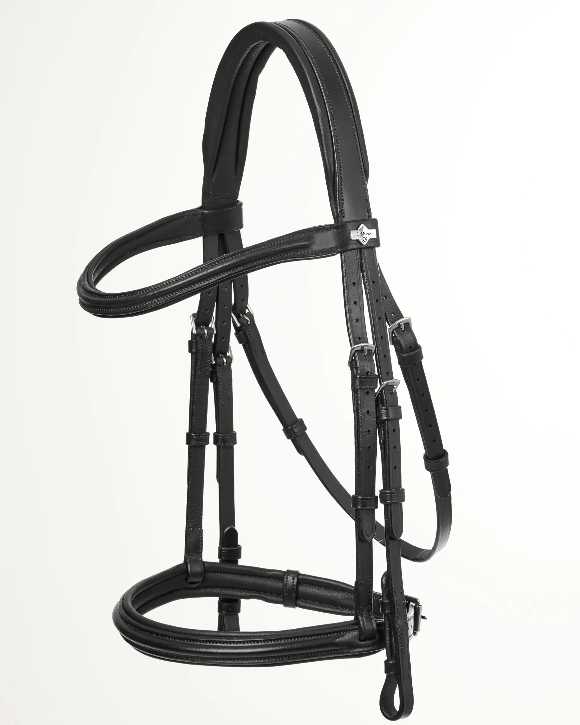 LeMieux Arika Cavesson Bridle Black/Silver