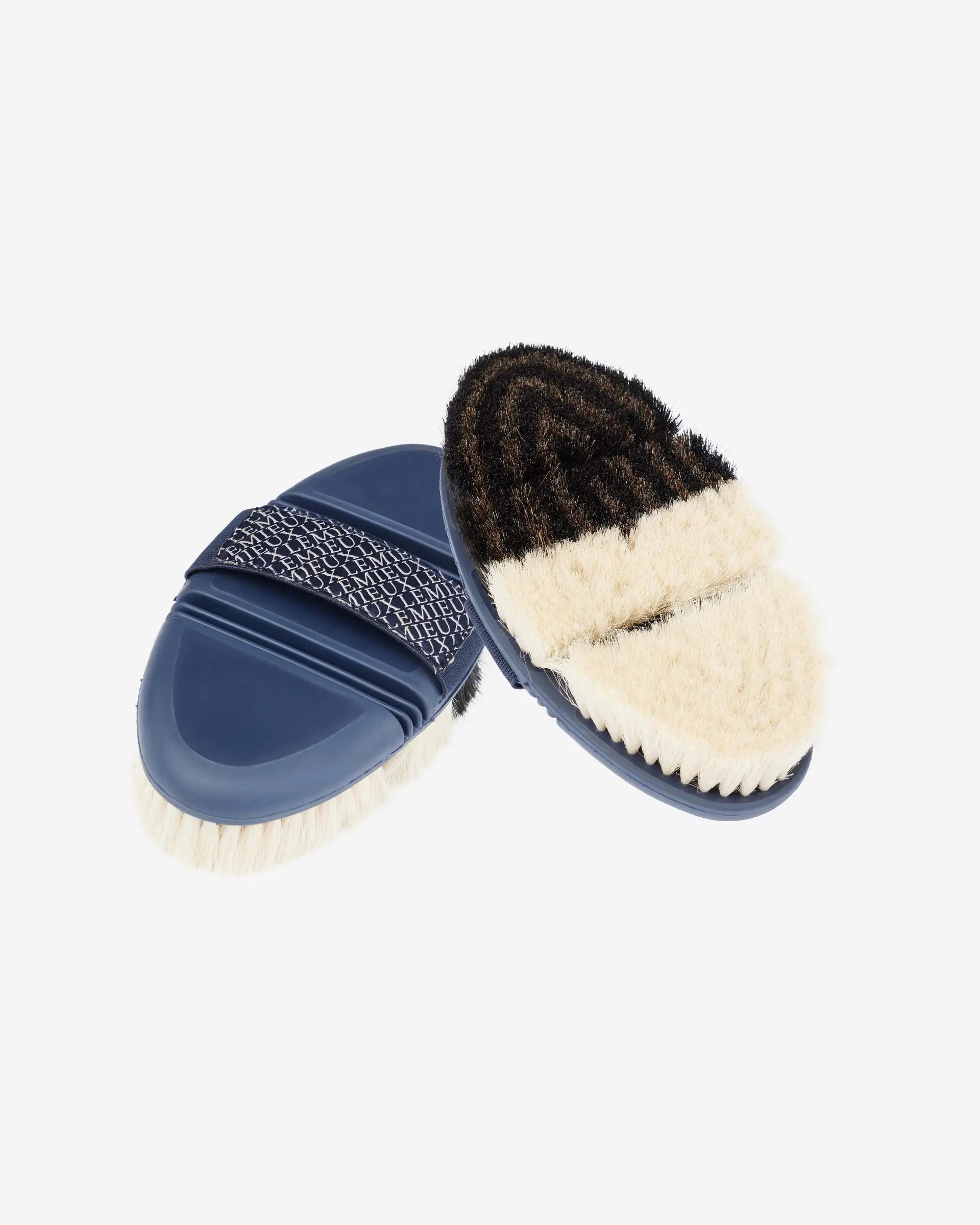 LeMieux Flexi Half & Half Finishing Brush Navy
