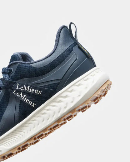 Lemieux Trax Navy Waterproof Trainer for Equestrians - Durable Outdoor Shoe