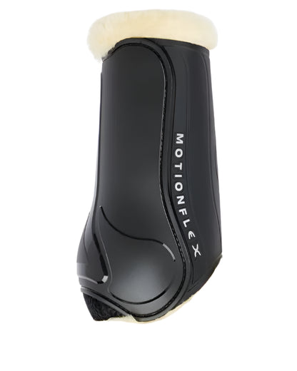 LeMieux Motionflex Dressage Boot with Fleece Edge Black/Natural