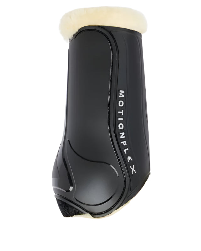 LeMieux Motionflex Dressage Boot with Fleece Edge Black/Natural