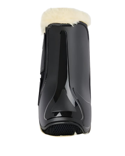LeMieux Motionflex Dressage Boot with Fleece Edge Black/Natural