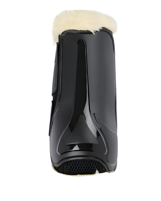 LeMieux Motionflex Dressage Boot with Fleece Edge Black/Natural