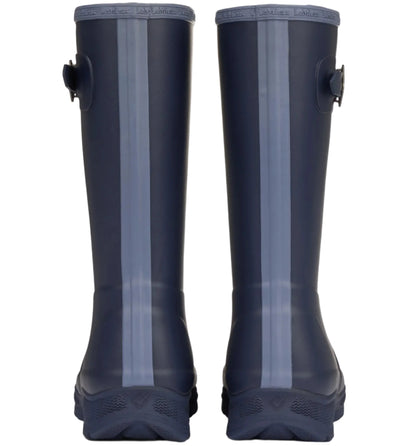 Lemieux Young Rider Navy Wellies: Waterproof Kids Riding Boots with Adjustable Calf - Perfect for Farm & Stable Work!