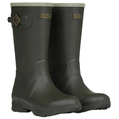 Lemieux Young Rider Oak Wellies - Waterproof & Adjustable Calf Wellington Boots for Children from Equiflair
