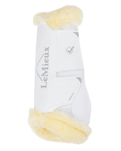 LeMieux Motionflex Dressage Boot with Fleece Edge White/Natural