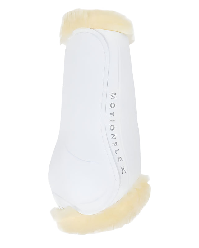 LeMieux Motionflex Dressage Boot with Fleece Edge White/Natural