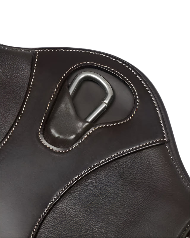 LeMieux Arika Contoured Short Stud Girth Brown