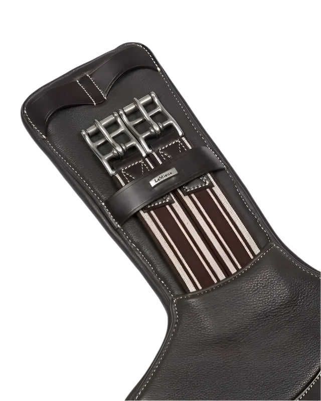 LeMieux Arika Contoured Short Stud Girth Brown