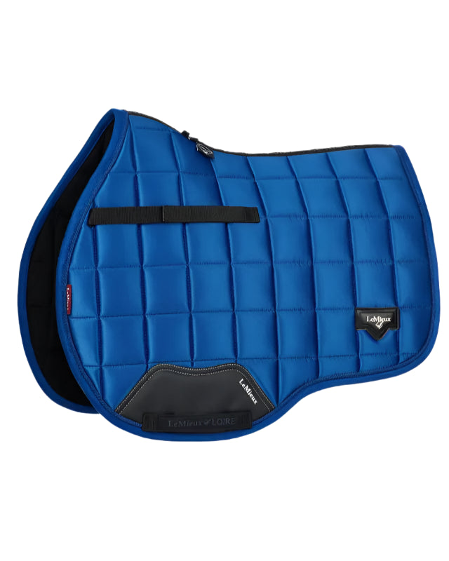 Lemieux Loire GP Square Saddle Pad - Benetton Blue Equestrian Riding Pad. Shop Now!