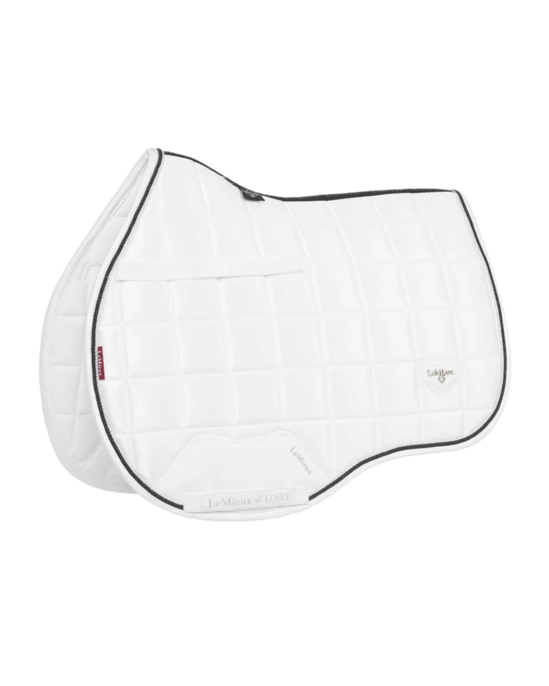 LEMIEUX LOIRE GP SQUARE WHITE Saddle Pad - Equiflair Horse Riding Equestrian Supplies