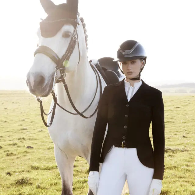 LeMieux Zoe Black Show Jacket: Equestrian Apparel for Dressage Competitions - Horse Riding Style