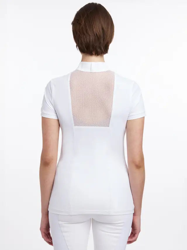 LeMieux Camille Short Sleeve Show Shirt White