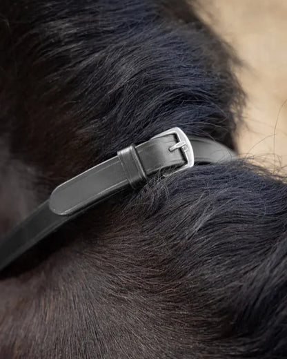 LeMieux Magna Grip Rubber Reins Black/ Silver