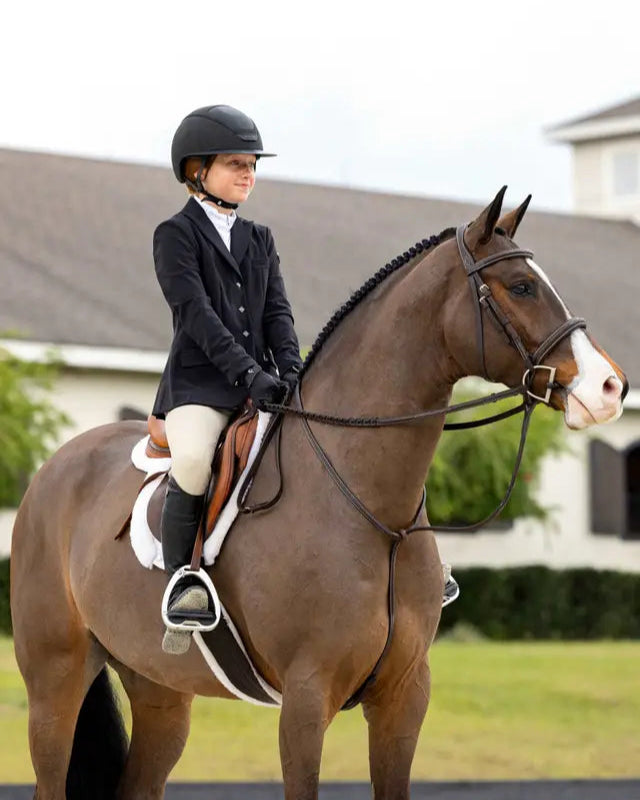 LeMieux Hunter Standing Martingale Havana/Silver
