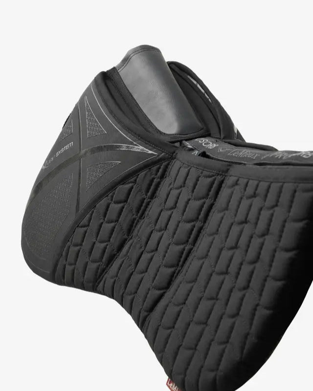 LeMieux ProSorb Plain 3 Pocket Quilted Half Pad Black