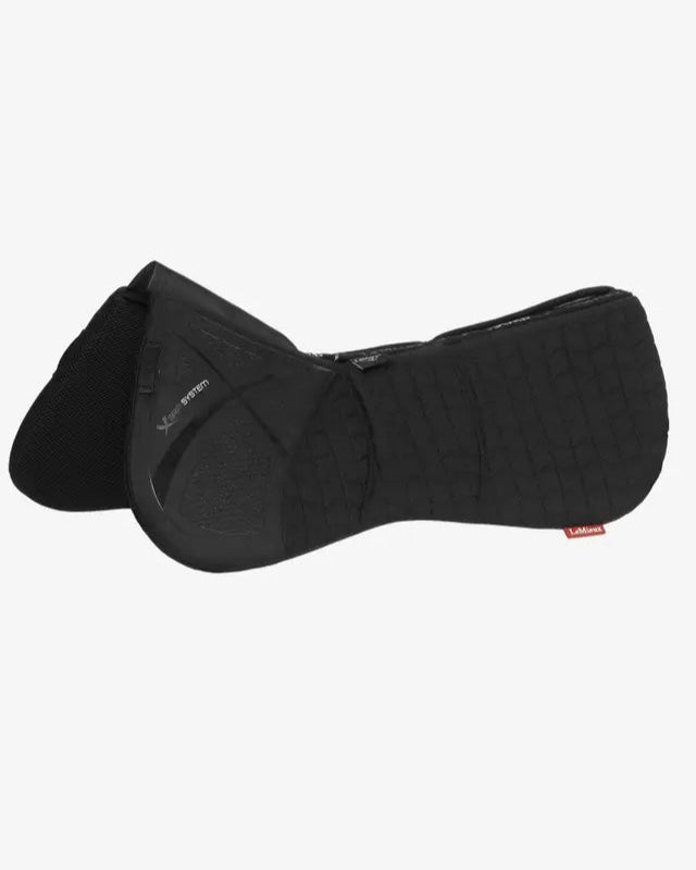 LeMieux ProSorb Plain 3 Pocket Quilted Half Pad Black