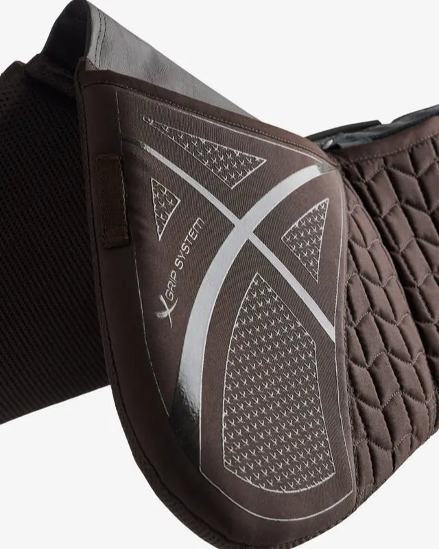 LeMieux ProSorb Plain 3 Pocket Quilted Half Pad Brown