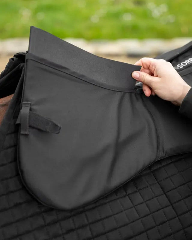 LeMieux ProSorb Plain 2 Pocket Half Pad Black