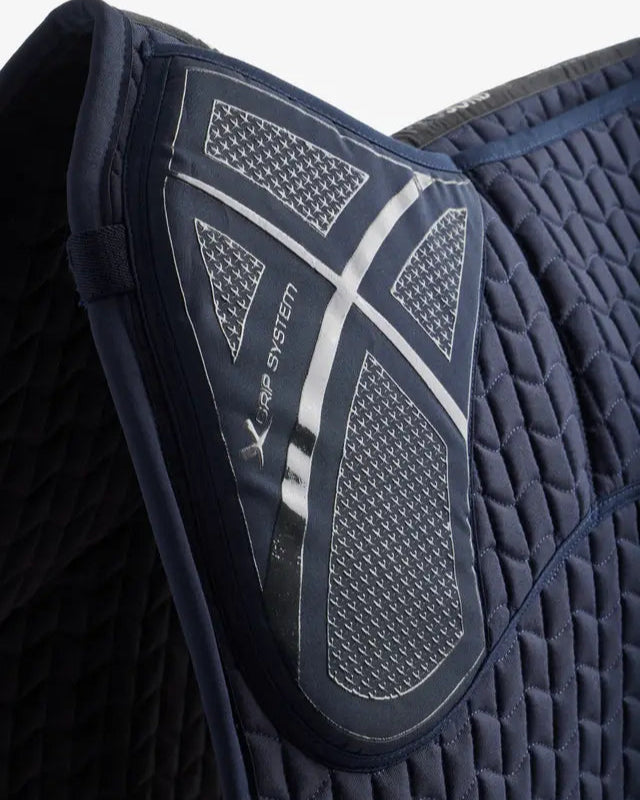 LeMieux ProSorb Plain 2 Pocket Dressage Square Navy