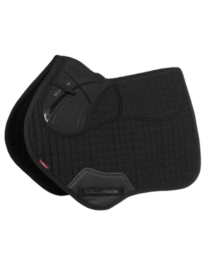 LEMIEUX PROSORB Plain 2 Pocket Close Contact Saddle Pad Black - Equine Comfort & Grip
