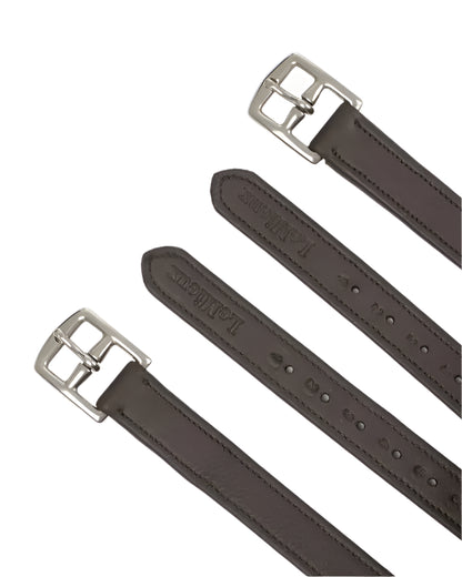 LeMieux Childrens Stirrup Leathers Brown
