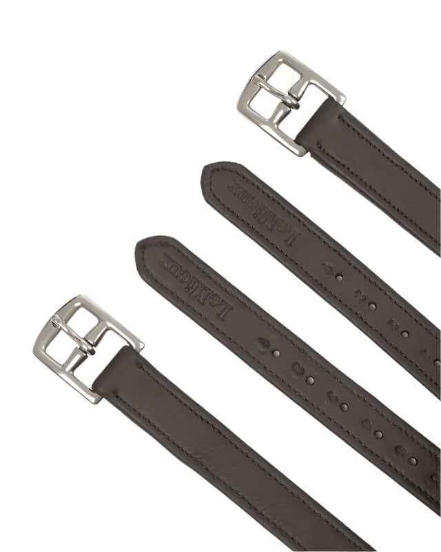 LeMieux Childrens Stirrup Leathers Brown