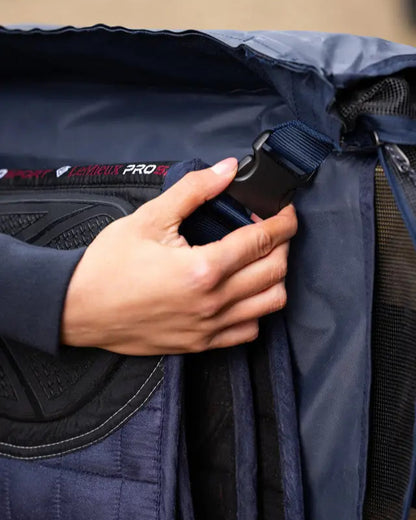 LEMIEUX Saddle Pad Carry Bag - Navy: Equestrian Storage, Transport & Protection